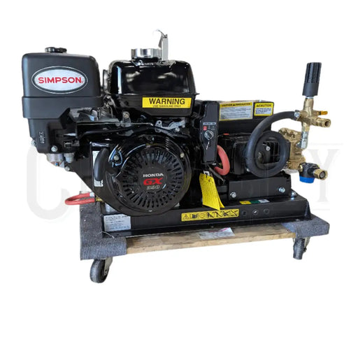 Simpson 65417 Truck Mount Pressure Washer with Honda GX390 key-start engine