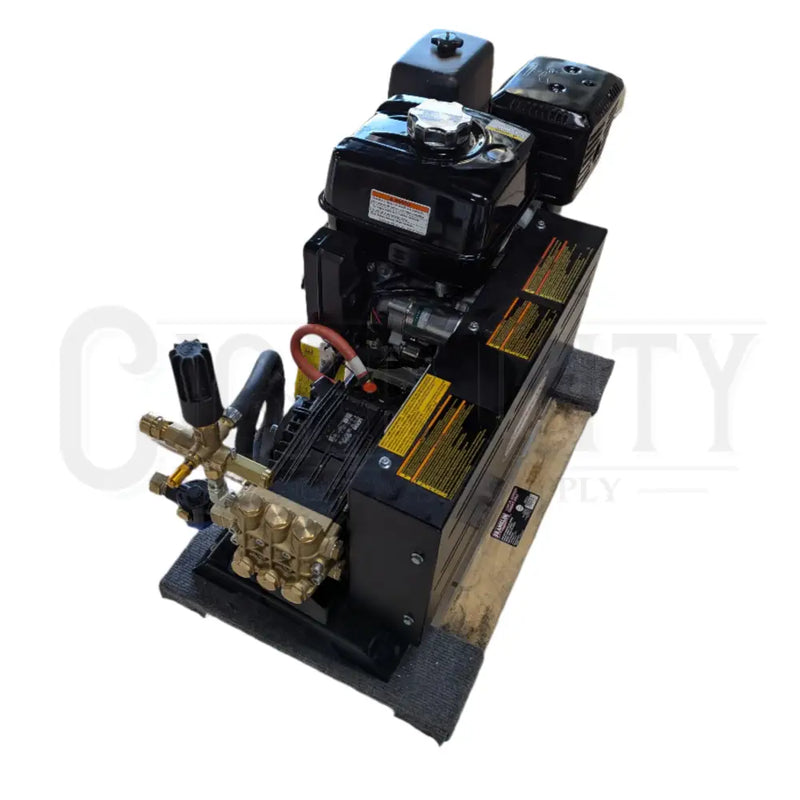 Professional mobile pressure washer for fleet washing and industrial use