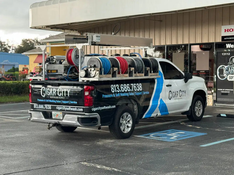 The Stallion XL Ultimate 8' Pressure & Soft Washing Truck Bed Skid