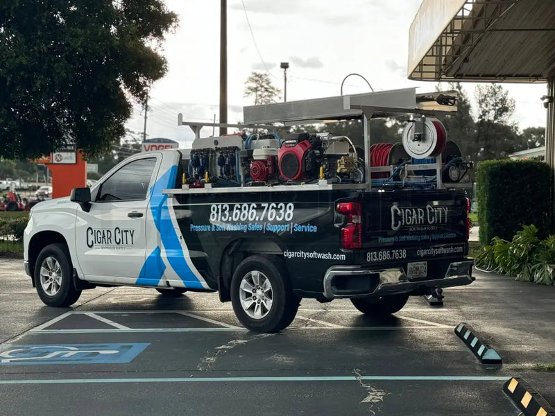 The Stallion XL Ultimate 8' Pressure & Soft Washing Truck Bed Skid